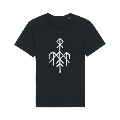 Wardruna - White Rune Logo on Black T-Shirt - Nordic Music Merch