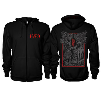 1349 - Witches Zipper Hoodie - Nordic Music Merch