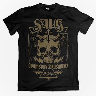 Sahg - Brown Doomsday Crusaders T-Shirt - Nordic Music Merch