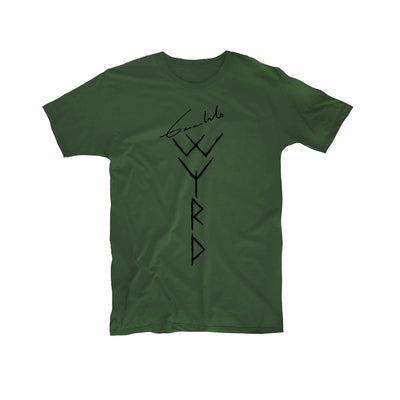 Gaahl's Wyrd Logo Green T-Shirt - Nordic Music Merch