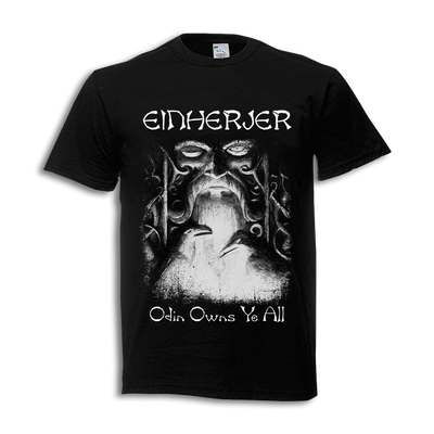 Einherjer - "Odin Owns Ye All" Black T-Shirt - Nordic Music Merch