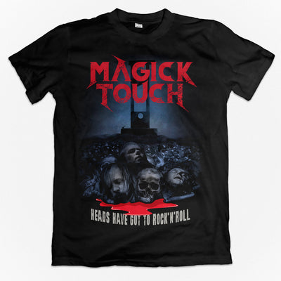 Magick Touch - "Heads Have Got To Rock 'n' Roll" T-Shirt - Nordic Music Merch