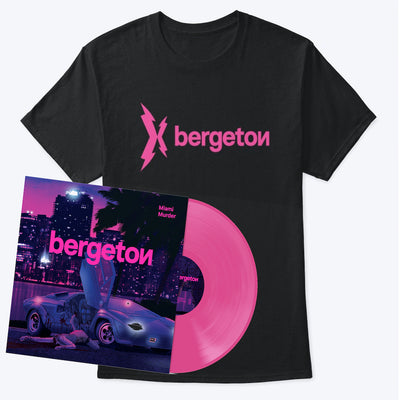 Bergeton - Miami Murder - Vinyl + T-Shirt bundle - Nordic Music Merch