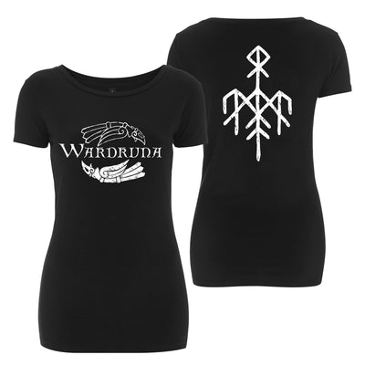 Wardruna - Kvitravn Horizontal Women's T-Shirt - Nordic Music Merch