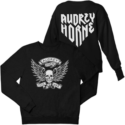 Audrey Horne “Skull & Wings” Mens Sweater - Nordic Music Merch