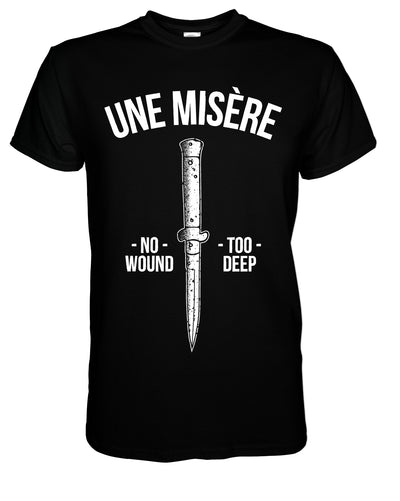 Une Misère - Knife T-Shirt - Nordic Music Merch