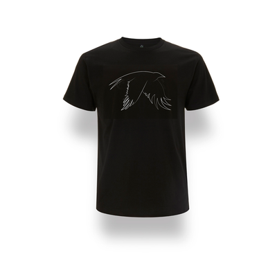 Eivør - Raven Design T-Shirt (Black, Unisex) - Nordic Music Merch
